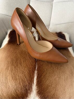 Merona Tan Pointed-Toe Stiletto Pumps
